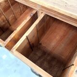 Vintage workshop furniture with 24 drawers in solid pine – 1950s