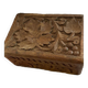 Black Forest style vintage carved wooden box Jewelry box 11
