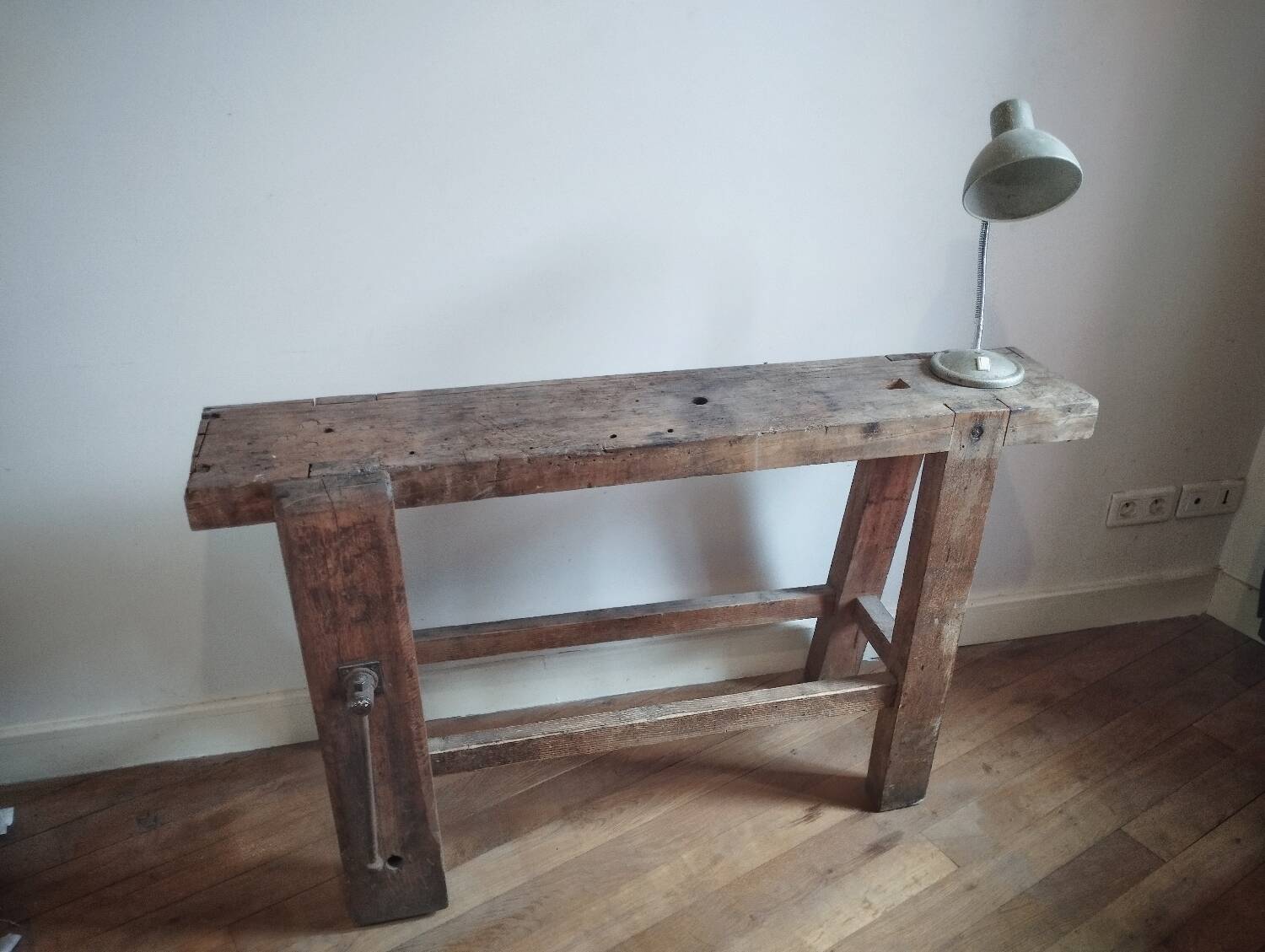 Small wooden workbench