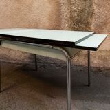 Green formica table, 1970