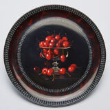 6 Dessert plates Bernardaud by the painter Chauray