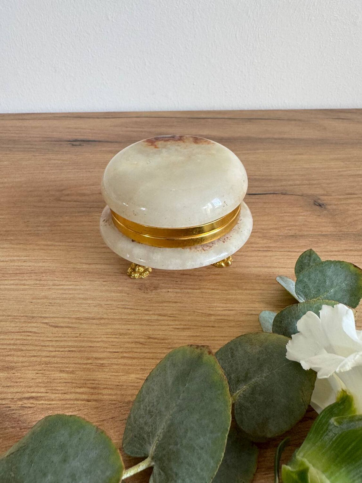 Boîte onyx laiton