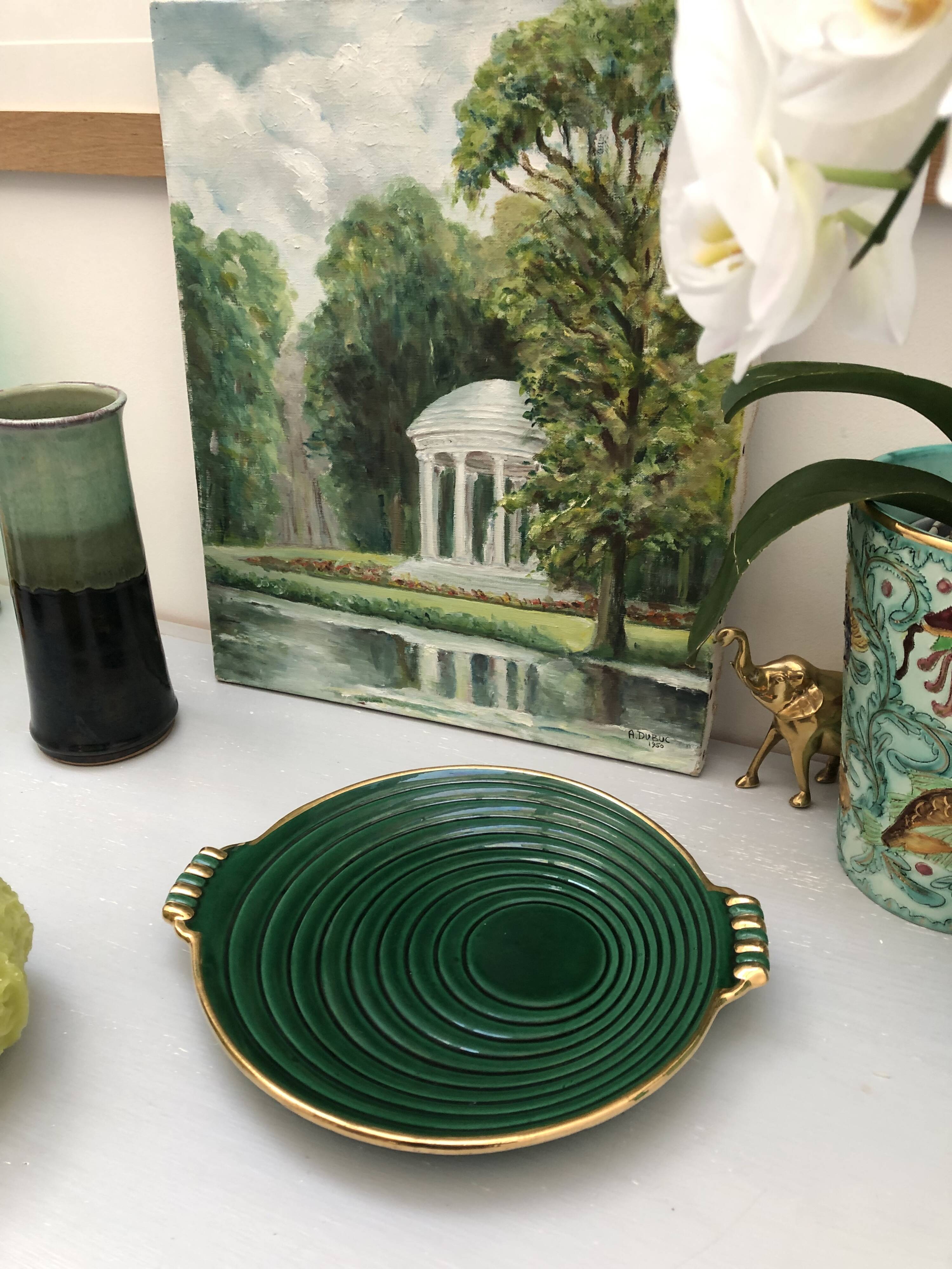 Dish from the 50s/60s vintage green