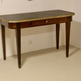 Console or half-moon desk with drawer