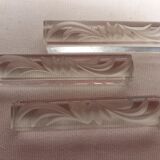 Series of 12 cut crystal knife holders 1950