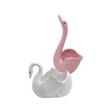 Cache-pots cygnes vintage