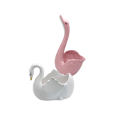 Cache-pots cygnes vintage