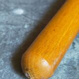 Vintage blond wooden stool