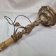 Louis XVI bronze lamp foot