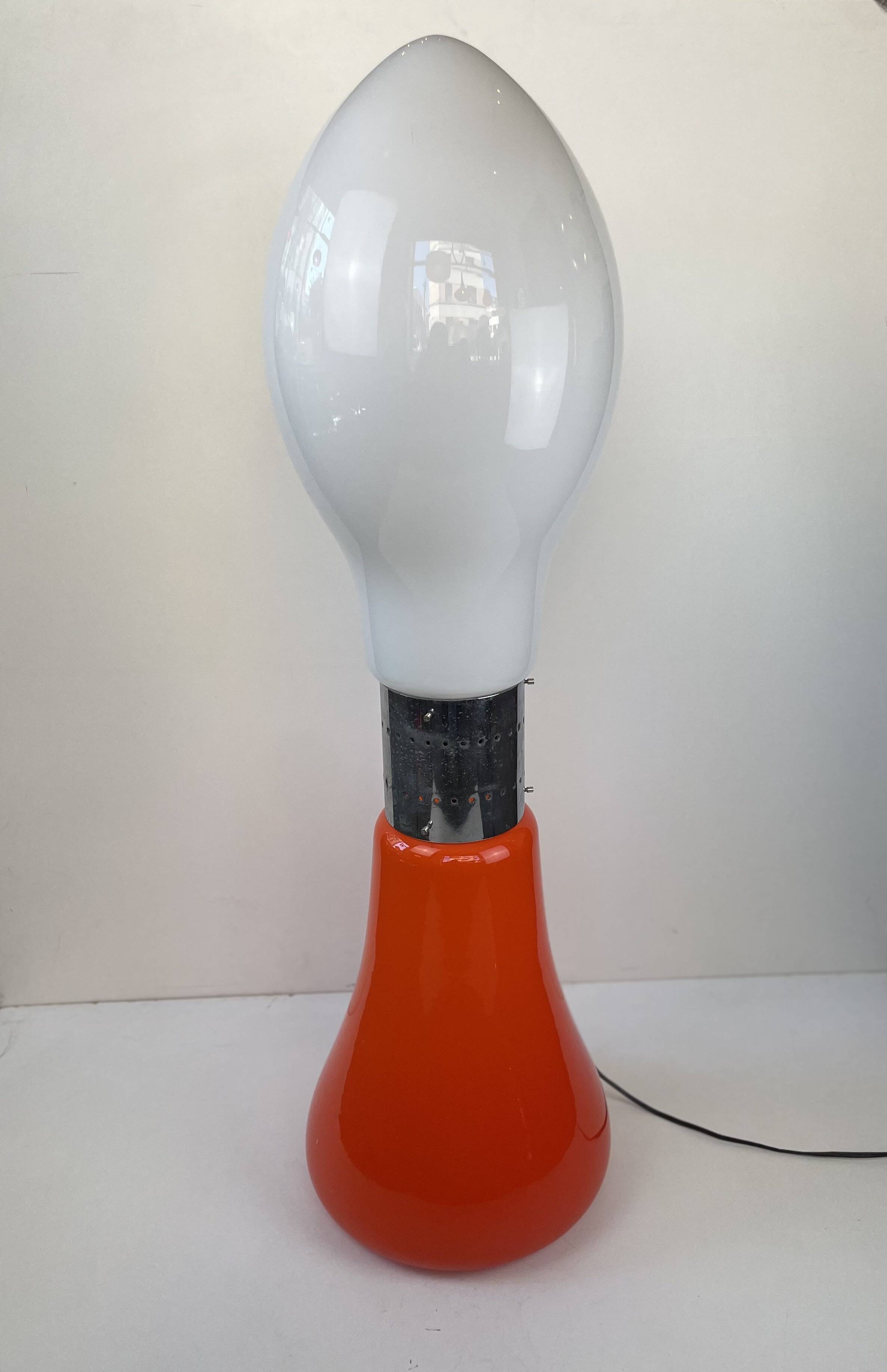 Birillo, Floor Lamp by Carlo Nason for Mazzega, 1970s