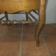Beech chair with rush seating