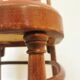 Vintage Thonet Style Bentwood Dining Chair: High Back, Cushioned Seat Pink