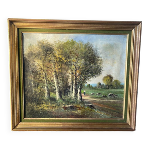 Paysage fin XIXE début