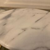 Vintage rotating top in Carrara marble 70s