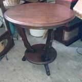 Pedestal side table