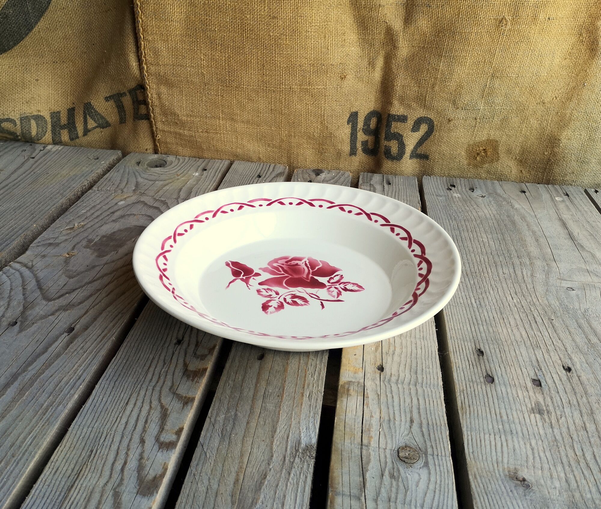 Digoin Sarreguemines plate