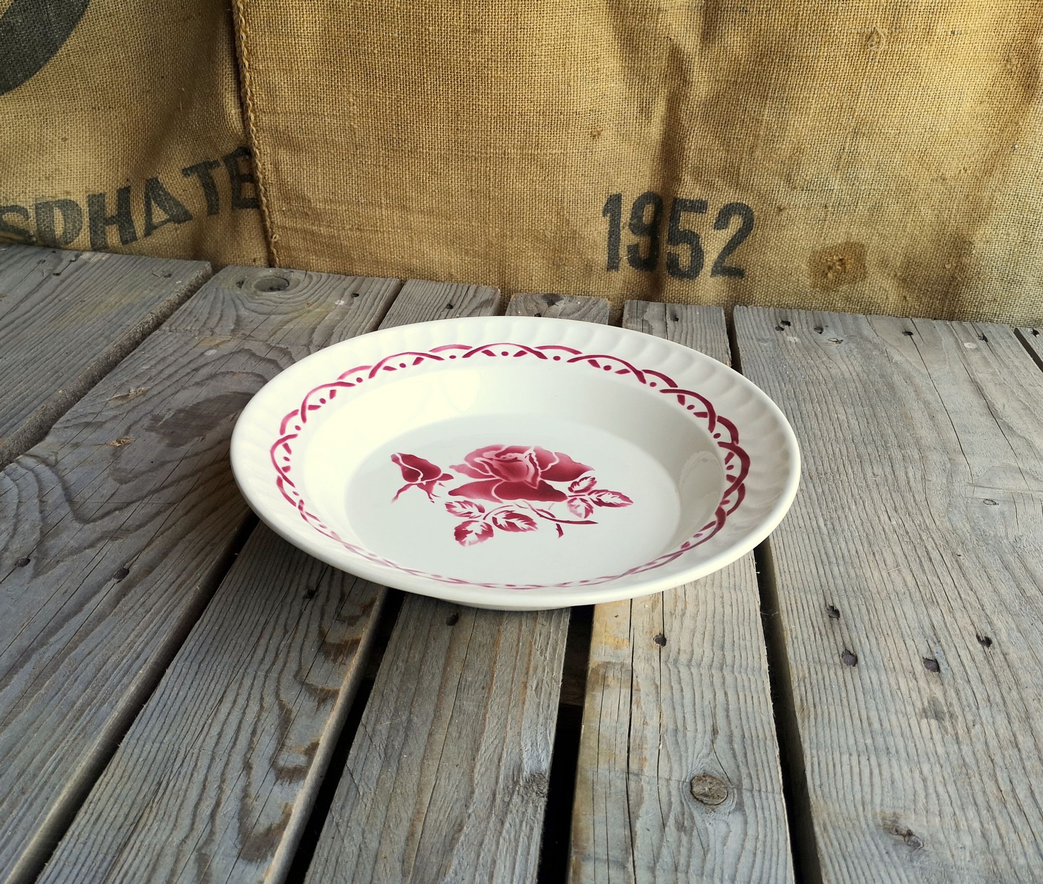 Digoin Sarreguemines plate