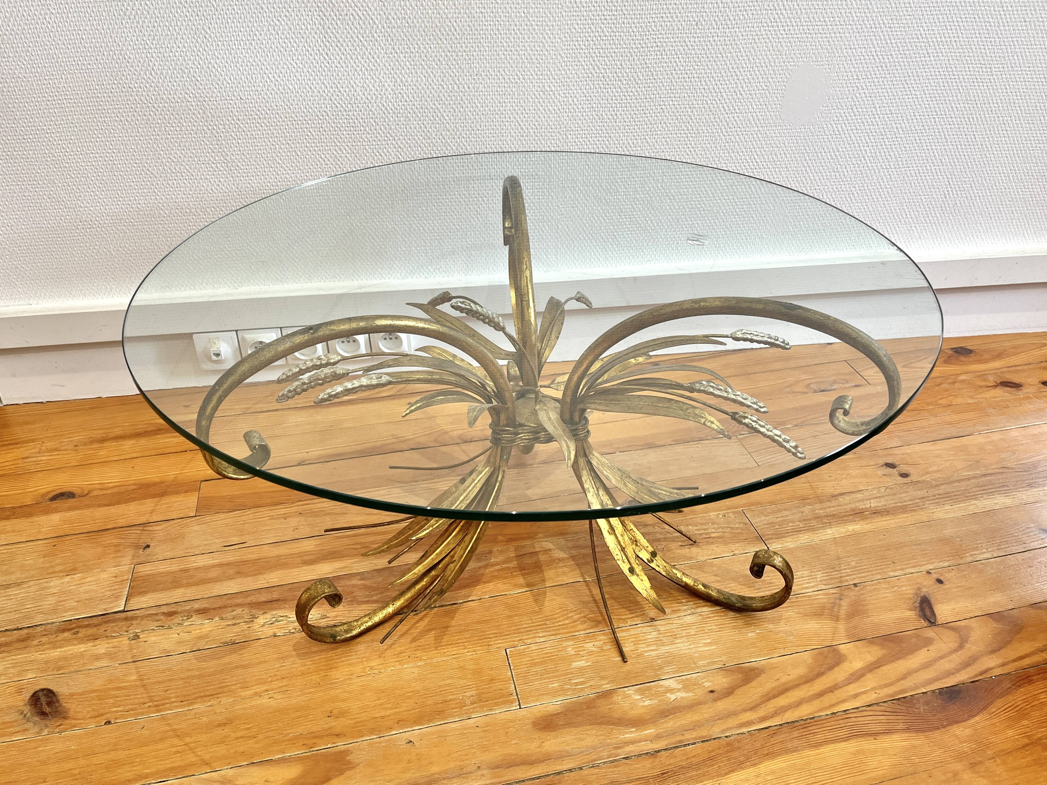 Coco Chanel wheat sheaf coffee table from the 60s