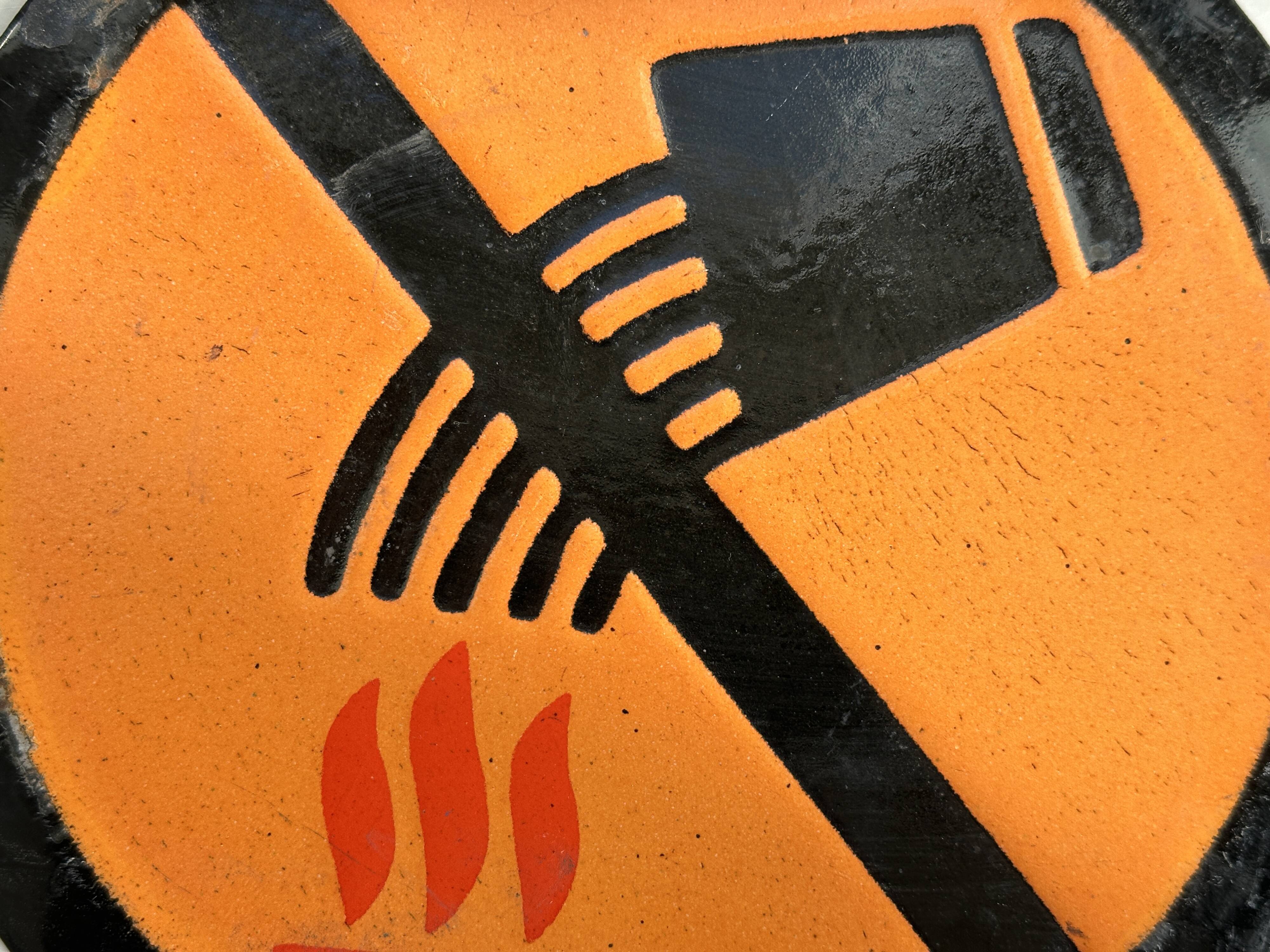 Panneau Humoristique En Métal Avec Avertissement D'âne De Style Vintage