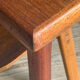 Table rectangulaire scandinave vintage en teck