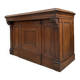 Comptoir de magasin en chêne début XXème