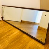 Scandinavian teak mirror 151x48cm