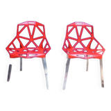 Pairs of flesh one red