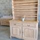 Oak sideboard fully sandblasted and varnished.