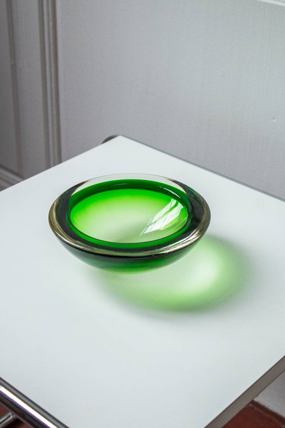 Vide poche cendrier bol en verre de Murano