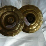 Pair of bronze candlesticks 18th century