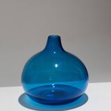 Blue glass bubble vase, 1960s