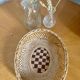 Vintage wicker storage basket