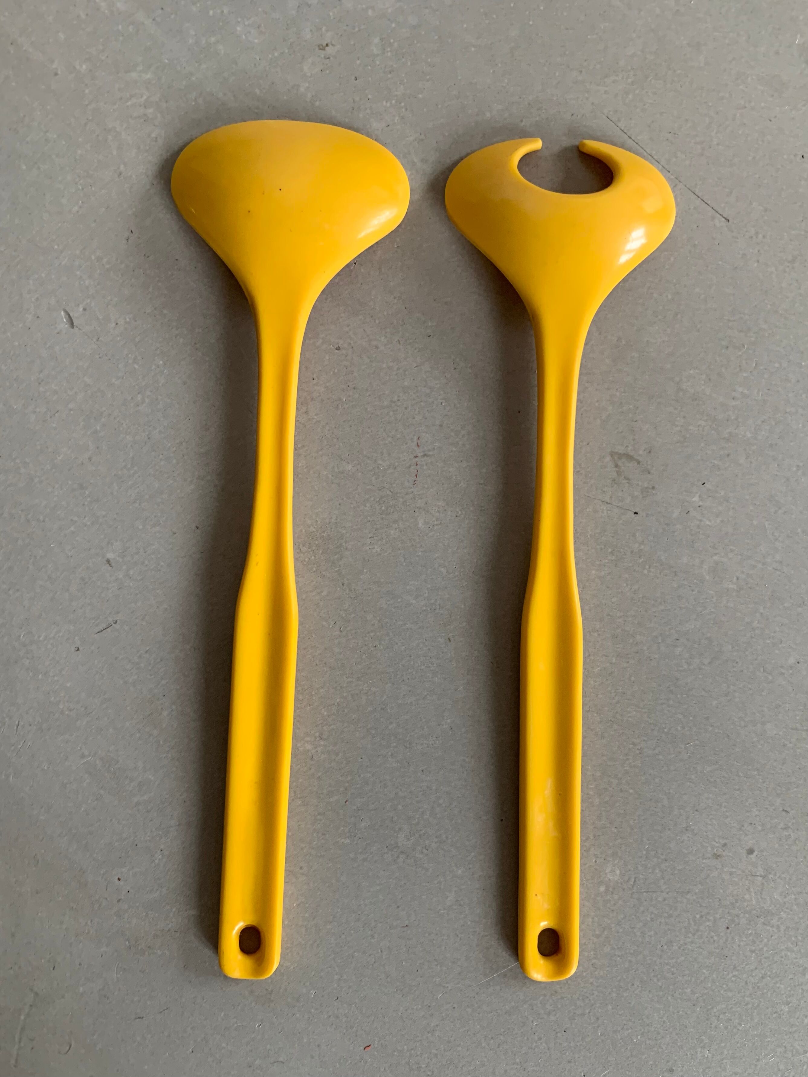 Melaminate salad cutlery