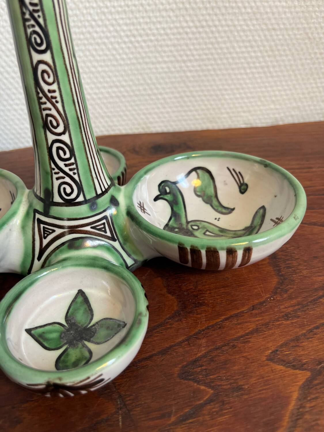 Punter cracked ceramic salt and pepper set, oil and vinegar set