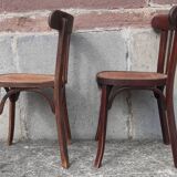 Baumann bistro chairs, 1950s. (Set of 2)