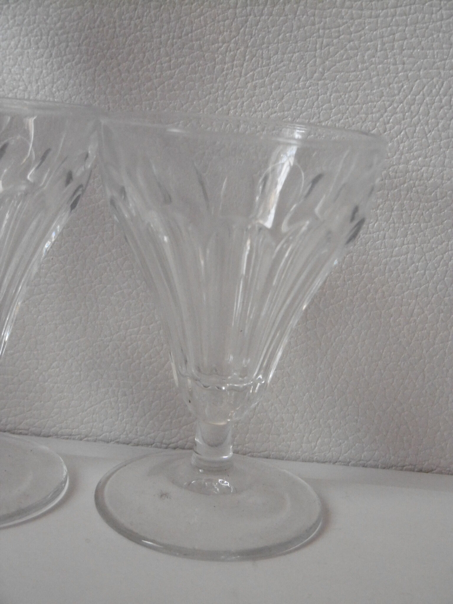 Antique martini glasses