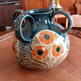 Elchinger ceramic vase with 4 handles