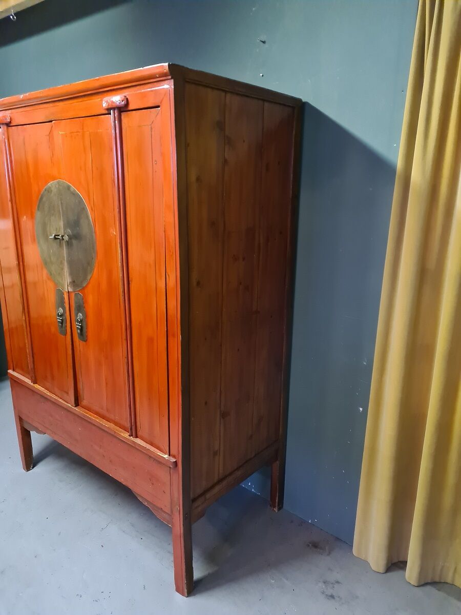 Antique Chinese Bridal Cabinet circa 1920.