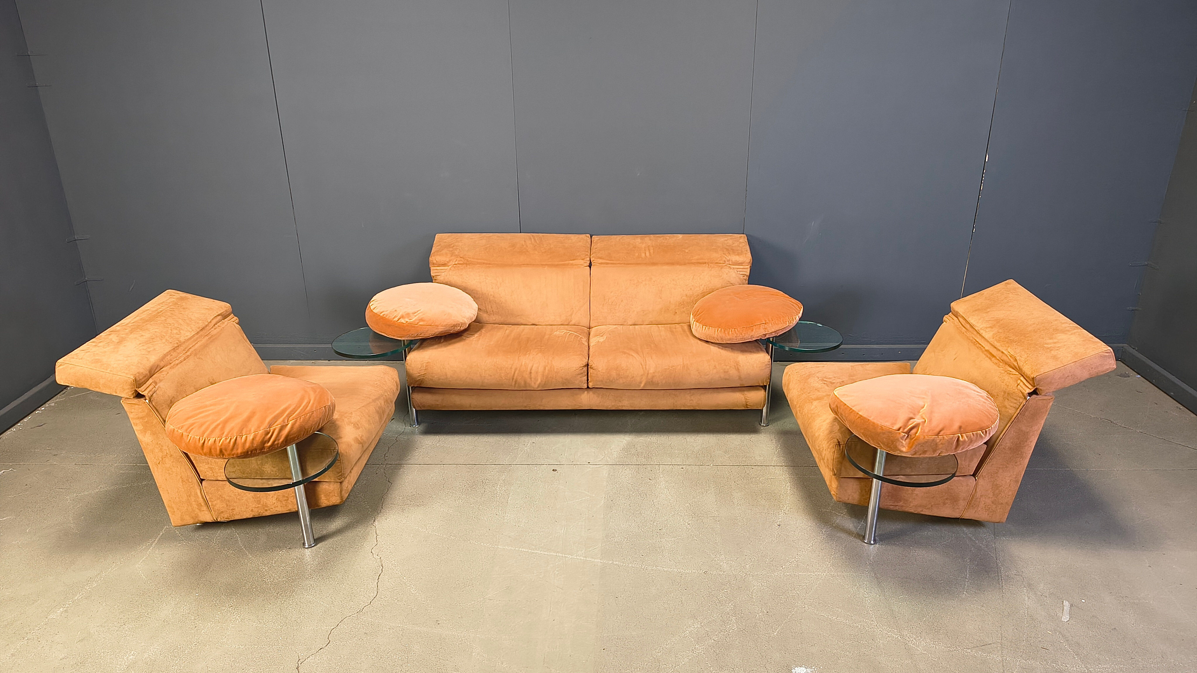 Arca sofa set by Paolo Piva for B&B Italia, 1980s