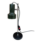 Lampe de table minimaliste vert foncé.