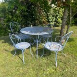 Salon de jardin en fer forgé
