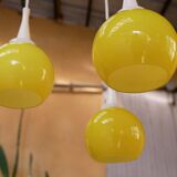 Hanging lamp cascade 3 vintage globes