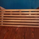 Coat rack with vintage wooden hat holder