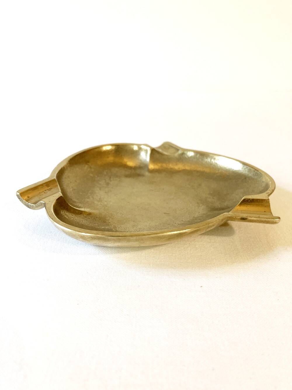 Art Deco brass ashtray