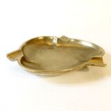Art Deco brass ashtray