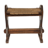Antique monastry wabi sabi stool or hocker