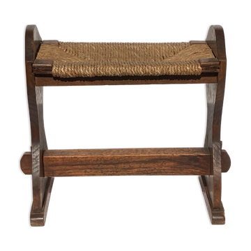 Monastry antique wabi sabi tabouret ou hocker