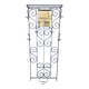 Wrought iron coat and hat rack, 1960s