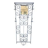 Wrought iron coat and hat rack, 1960s