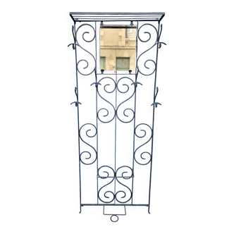 Porte manteau porte chapeau en fer forgé 1960